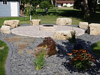 Rock, Hardwood and Boulders